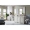 James Martin Vanities Bristol 60in Single Vanity, Bright White w/ 3 CM Ethereal Noctis Quartz Top 157-V60S-BW-3ENC - alternate 5